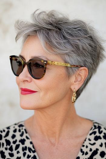 32 Chic Wash and Wear Haircuts for Over 60